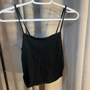 Wild Fable Black Sleeveless Crop Camisole